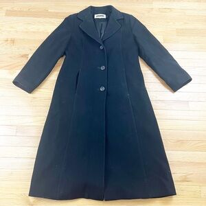 Kristen Blake Black Overcoat Size 8P